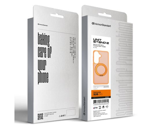 Чохол до мобільного телефона Armorstandart Unit Stand2 Samsung S26 5G Orange (ARM89959), зображення 6