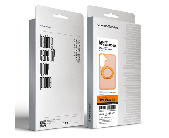 Чохол до мобільного телефона Armorstandart Unit Stand2 Samsung S26 Plus 5G Orange (ARM89962), зображення 6