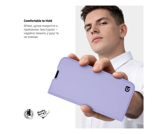 Чохол до мобільного телефона Armorstandart OneFold Case Xiaomi Redmi Note 15 Pro Plus 5G / Poco M8 Pro 5G Lavender (ARM89991), зображення 5