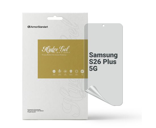 Пленка защитная Armorstandart hydrogel Anti-spy Samsung S26 Plus 5G (ARM89466)