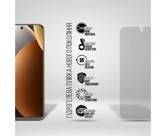 Пленка защитная Armorstandart hydrogel Anti-spy Xiaomi Redmi Note 15 Pro Plus 5G (ARM89651), изображение 2