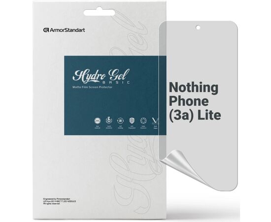 Пленка защитная Armorstandart hydrogel Matte Nothing Phone (3a) Lite (ARM90797)