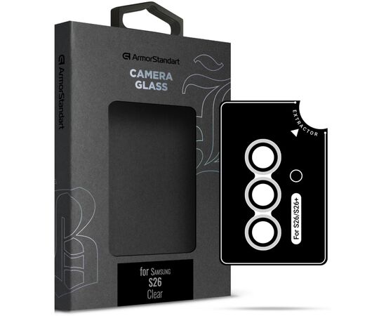 Скло захисне Armorstandart Supreme BI camera Samsung S26 Clear (ARM90421)