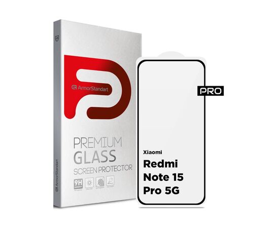 Скло захисне Armorstandart Pro Xiaomi Redmi Note 15 Pro 5G (ARM90802)