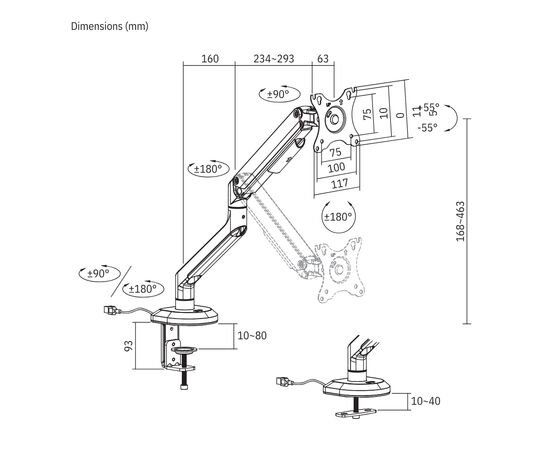 Кронштейн ITech LDT63-C012GL, изображение 12
