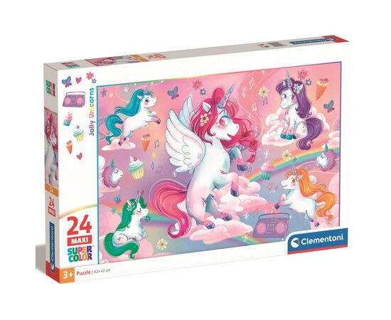 Пазл Clementoni Maxi Jolly Unicorns 24 елементи (28525)