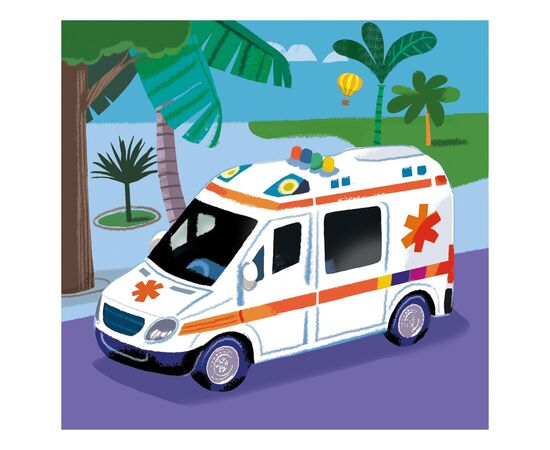 Пазл Clementoni Rescue Vehicles 3 шт по 48 елементів (25318.00), зображення 3
