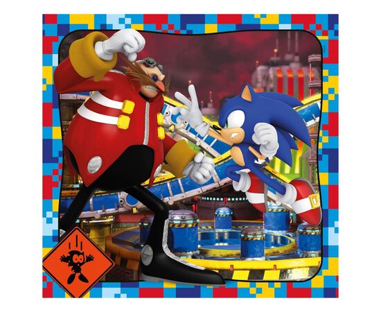 Пазл Clementoni Sonic 3 шт по 48 элементов (25320), изображение 2