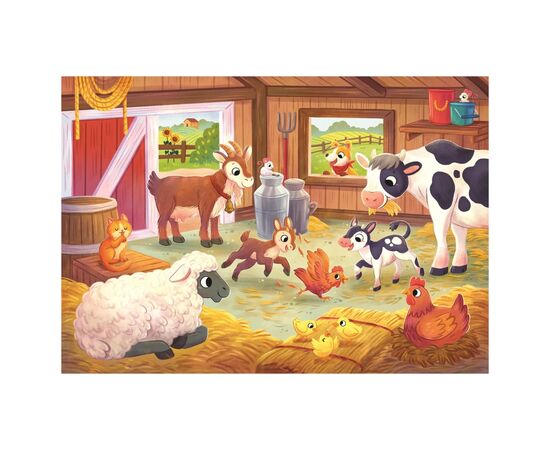 Пазл Clementoni The Farmyard Family 2 по 20 элементов (24818), изображение 2