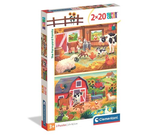 Пазл Clementoni The Farmyard Family 2 по 20 элементов (24818)