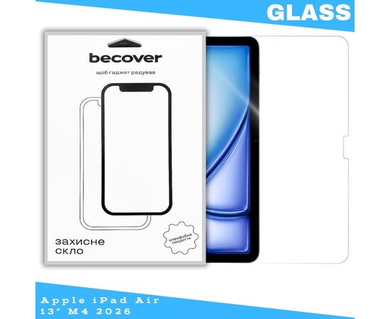 Стекло защитное BeCover Apple iPad Air 13" M4 2026 (715172)
