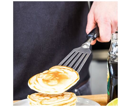Лопатка кухонна KitchenAid Classic з прорізами 31,8 см чорний (KCG024OHOBE), зображення 7