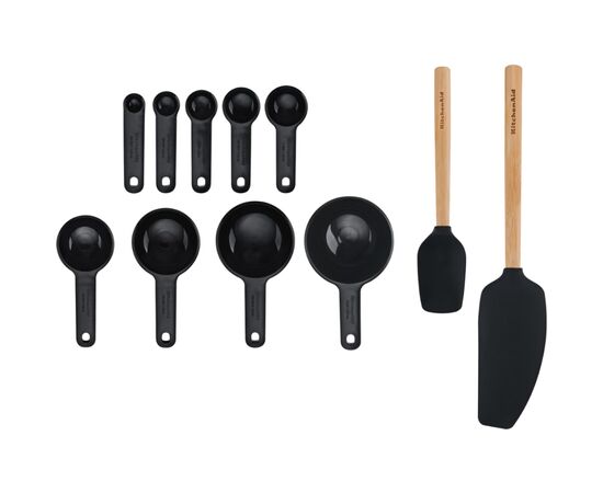 Кухонний набір KitchenAid Classic 11 предметів чорний (KQG492OHOBE)