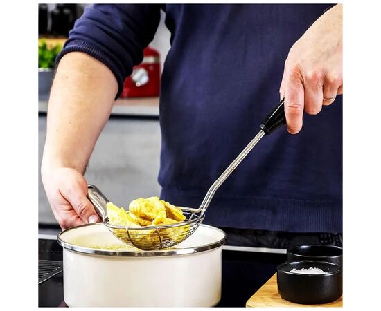 Шумовка KitchenAid Classic 37,3 см чорний (KCG010OHOBE), зображення 6