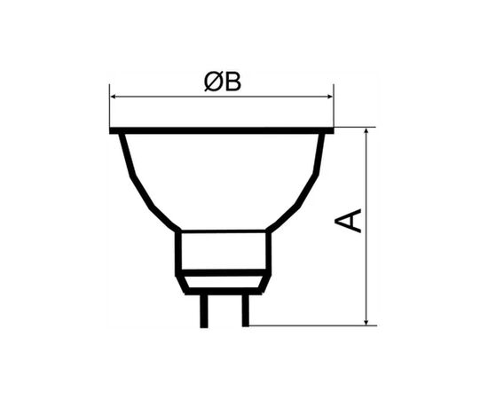 Лампочка Electrum MR-16 ELECTRUM 5W GU10 4000K (A-LR-0071), изображение 3