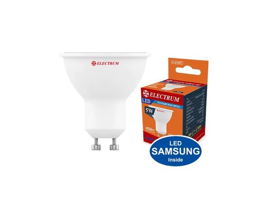 Лампочка Electrum MR-16 ELECTRUM 5W GU10 4000K (A-LR-0071), изображение 4