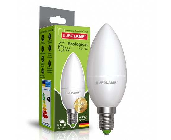 Лампочка Eurolamp LED CL 6W E14 4000K 220V (LED-CL-06144(P))