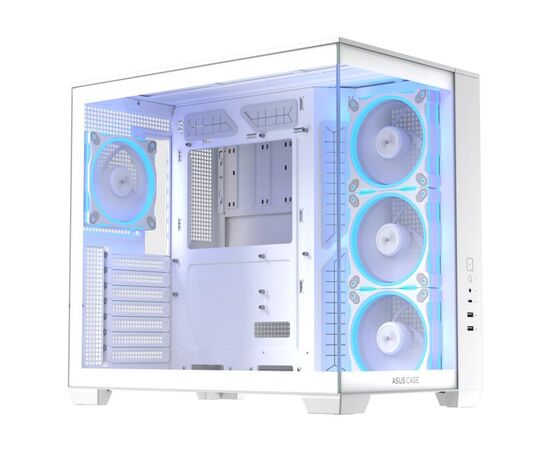 Корпус для ПК ASUS A32 Plus White Tempered Glass (90DC00S3-B19000), изображение 5