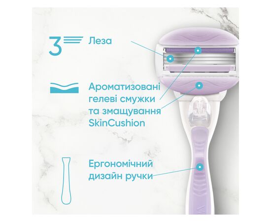 Сменные кассеты Gillette Venus ComfortGlide Breeze 6 шт. + Чехол (8700216969314), изображение 4