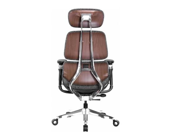 Кресло игровое GT Racer X-819 Gray (X-819 Fabric Wood Gray), изображение 5