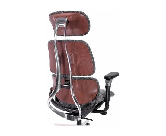 Кресло игровое GT Racer X-819 Gray (X-819 Fabric Wood Gray), изображение 6