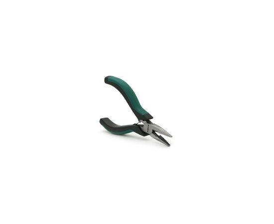 Плоскогубцы Voltronic круглогубцы с кусачками, черно-зеленые ручки 135 х 35, Q100 (YT-PP135х35)