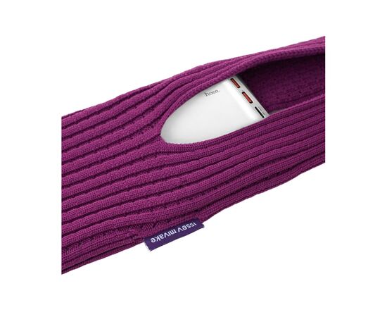 Чохол до мобільного телефона BeCover Knit Pocket universal Purple (715164), зображення 3