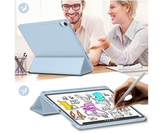 Чохол до планшета BeCover Tri Fold Soft TPU Apple iPad Air 11" M4 2026 Light Blue (715232), зображення 6