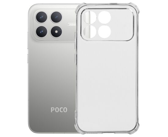 Чохол до мобільного телефона BeCover Anti-Shock Poco F8 Pro Clear (715075), зображення 2
