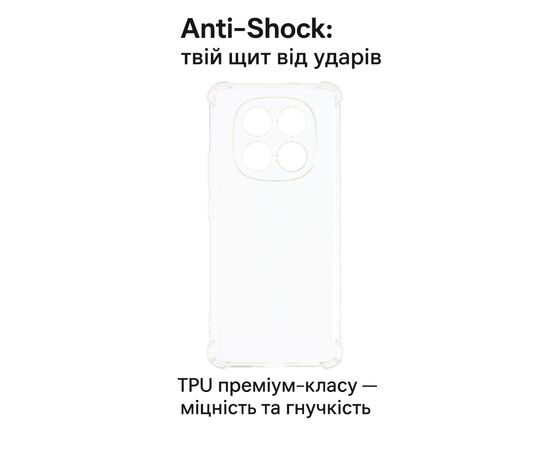Чохол до мобільного телефона BeCover Anti-Shock Poco M8 Clear (715072), зображення 6