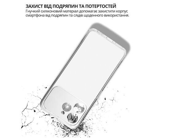 Чохол до мобільного телефона BeCover Tecno Spark 40 4G (KM5) Transparancy (715062), зображення 5