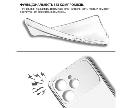 Чохол до мобільного телефона BeCover Tecno Spark 40 4G (KM5) Transparancy (715062), зображення 6