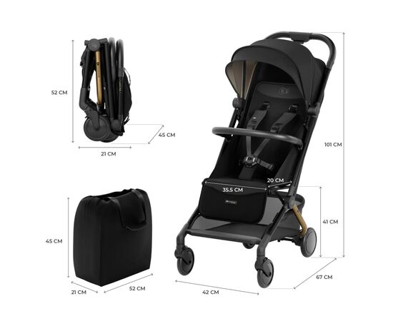 Коляска Kinderkraft Pilot 2 Midnight Black (KSPILO02BLK0000) (5902533927043), изображение 9