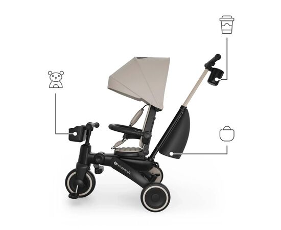 Дитячий велосипед Kinderkraft Jazz 3 Beige (KRJAZZ03BEG0000) (5902533929986), зображення 10