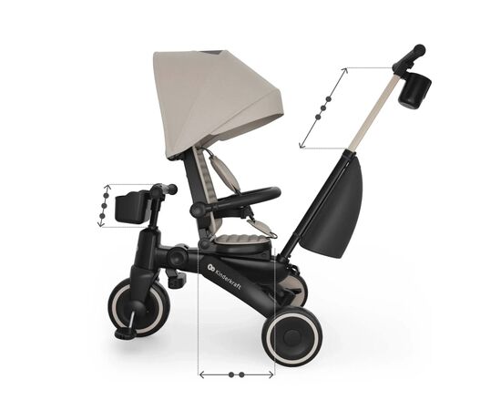 Дитячий велосипед Kinderkraft Jazz 3 Beige (KRJAZZ03BEG0000) (5902533929986), зображення 11
