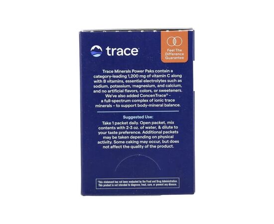 Витаминно-минеральный комплекс Trace Электролиты, вкус лимон-лайм, Electrolyte Stamina PowerPak, 30 пакето (TMR00052), изображение 5