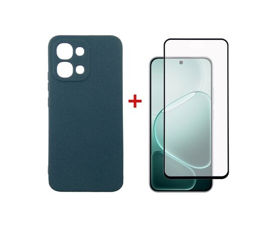 Чехол для мобильного телефона Dengos Carbon + glass Oppo A6 Pro Blue (DG-KM-187)