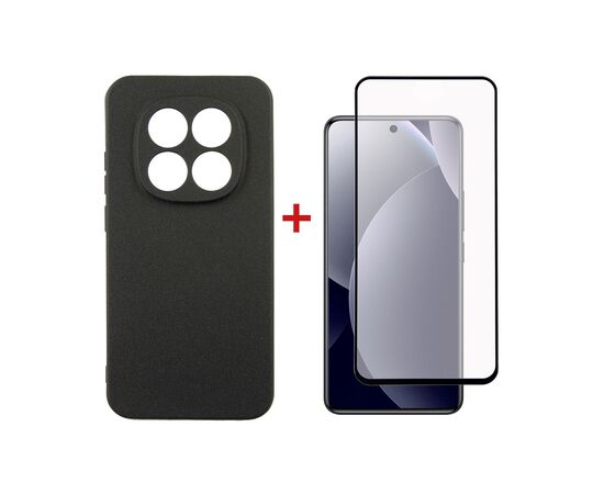 Чохол до мобільного телефона Dengos Carbon + glass Xiaomi Redmi Note 15 Pro 5G Black (DG-KM-186)