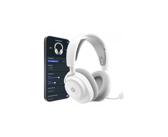 Навушники SteelSeries Arctis Nova 7P Gen 2 Wireless White (61745), зображення 3