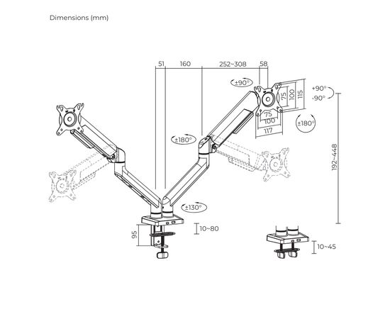 Кронштейн ITech LDT117-C024E, изображение 6