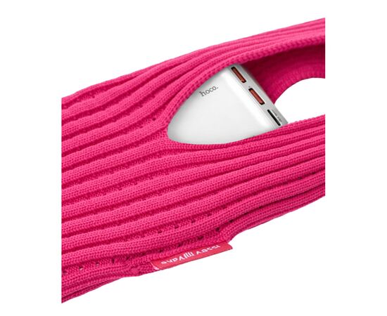 Чохол до мобільного телефона BeCover Knit Pocket universal Pink (715163), зображення 3