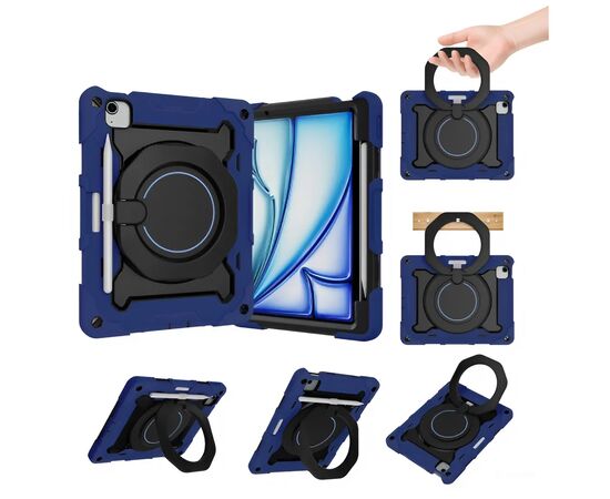 Чохол до планшета BeCover Armor Stand Apple iPad Air 11" M4 2026 Blue (715189), зображення 2