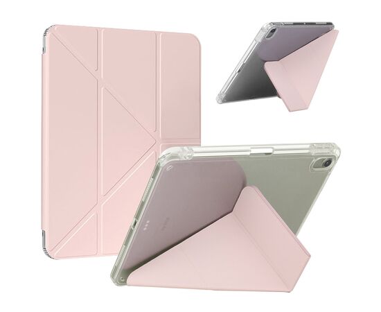 Чохол до планшета BeCover Ultra Slim Origami Transparent Apple iPad Air 11" M4 2026 Pink (715185), зображення 3