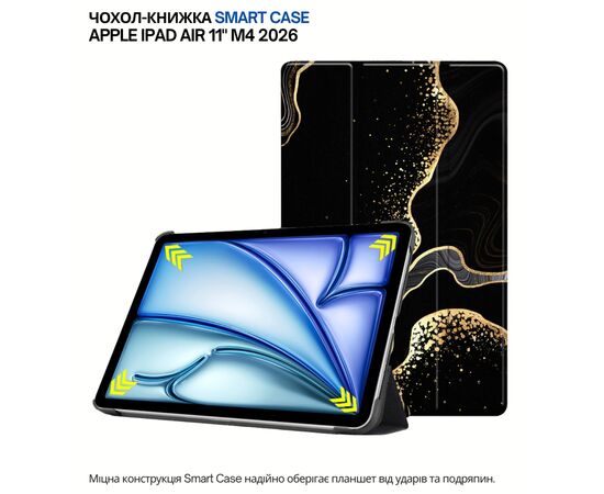 Чохол до планшета BeCover Smart Case Apple iPad Air 11" M4 2026 Black Abstraction (715204)