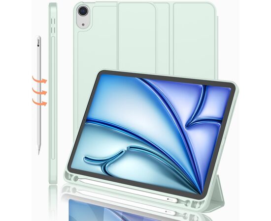 Чохол до планшета BeCover Tri Fold Soft TPU Apple iPad Air 11" M4 2026 Green (715231), зображення 2