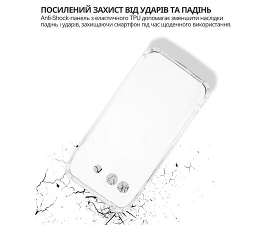 Чохол до мобільного телефона BeCover Anti-Shock Google Pixel 9a Clear (715071), зображення 5