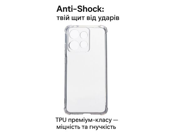 Чохол до мобільного телефона BeCover Anti-Shock Motorola Edge 60 Neo Clear (715068), зображення 6