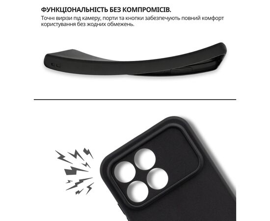 Чохол до мобільного телефона BeCover Poco F8 Pro Black (715063), зображення 6