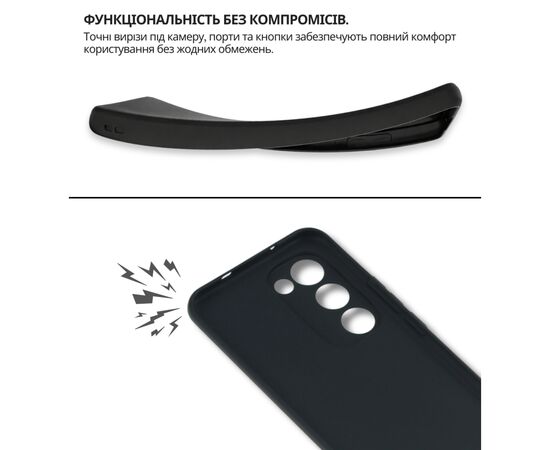 Чохол до мобільного телефона BeCover Tecno Spark 40 Pro Plus (KM7) Black (715043), зображення 6