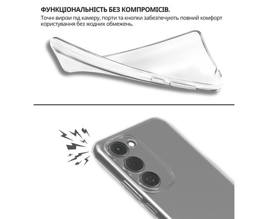 Чохол до мобільного телефона BeCover Tecno Spark 40 Pro Plus (KM7) Transparancy (715044), зображення 6